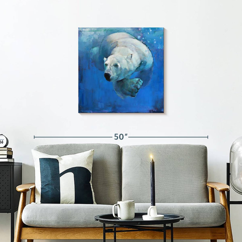 Brampt Deep Blue, 24" H x 24" W