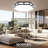 20" Led Flush Mount Ceiling Light, Flower Shape Ceiling Light-1964161389