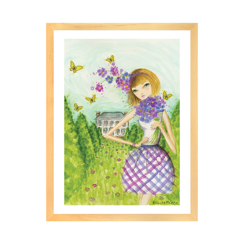 Printemps à Summerside # 2, art, Papier encadré naturel, H 32 po x l 24 po x P 1 po
