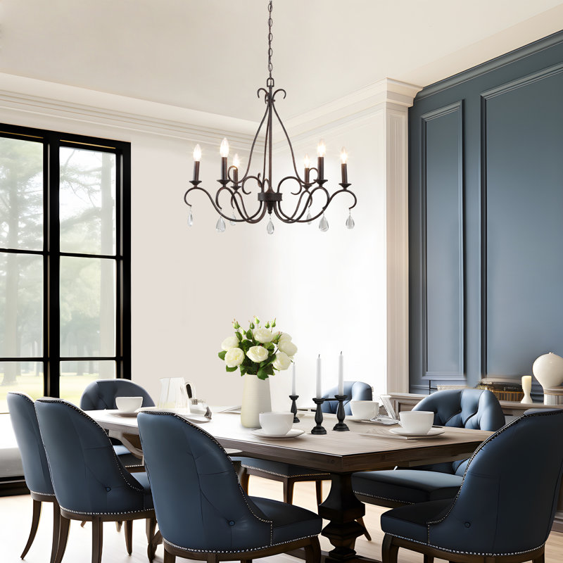 Otho 6 - Light Dimmable Classic / Traditional Chandelier
