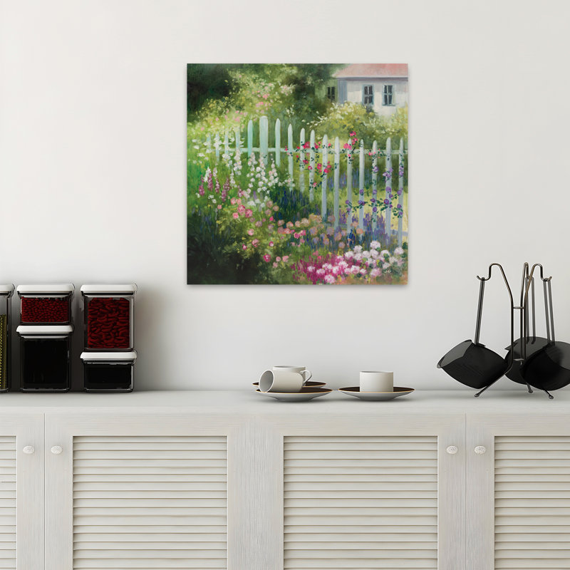 Cottage Art floral, H 18 po x l 18 po