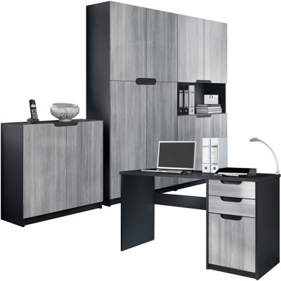 Mazeppa 3 Piece Writing Desk Office Set