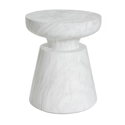 Outdoor Ponti Travertine Side Table