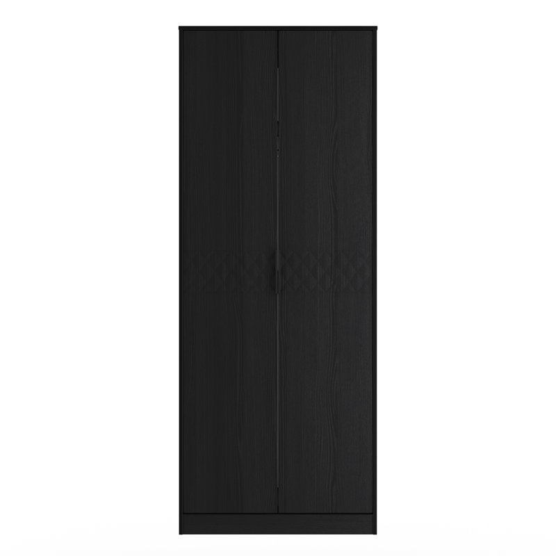 Tarkio Double Wardrobe, Black