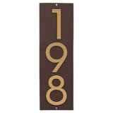Floating 1-Line Wall Address Plaque