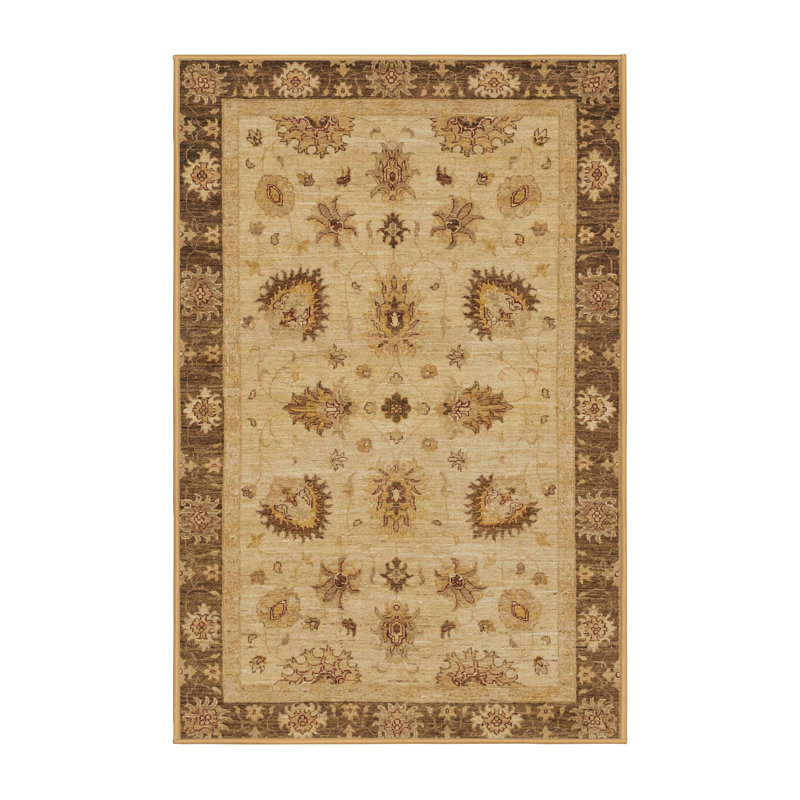 Tapis décoratif multicolore à motif abstrait, Rectangle 5 pi x 8 pi