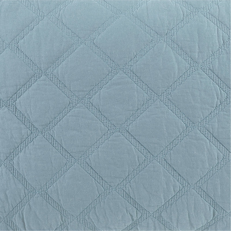 Ensemble de courtepointe 3 pièces Anne King Blue King, Bleu, Courtepointe très grand et 2 pièces supplémenta