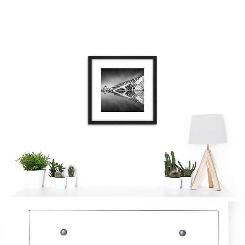 Warby City Arts Sciences Valencia Spain Reflection by William Warby - Single Picture Frame Print