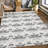 Waterproof Outdoor Rug for Patio Thin Low Pile Area Mat, Collapsible Geometric Carpet, Washable, Mark & UV Resistant, for Backyard, Deck, Camping, Balcony, Beach-484292709-484292710