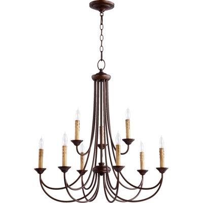 Lustree 9 lumières façon bougie/classique Polito