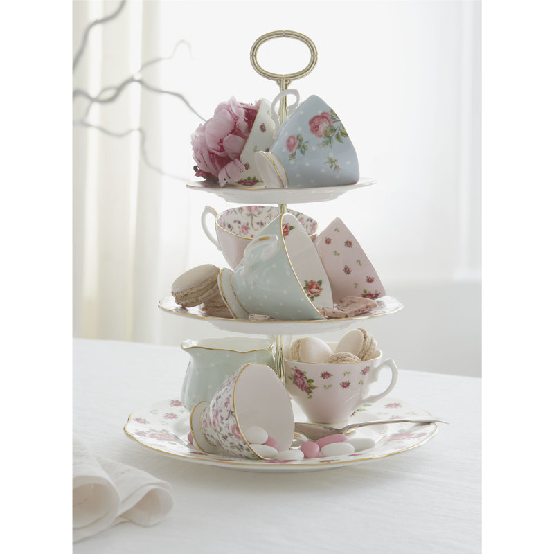 Royal Albert New Country Roses Tiered Stand