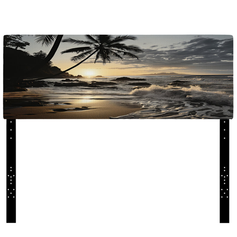 Tête de lit Beach Photo Tropical Escape IV, Très grand
