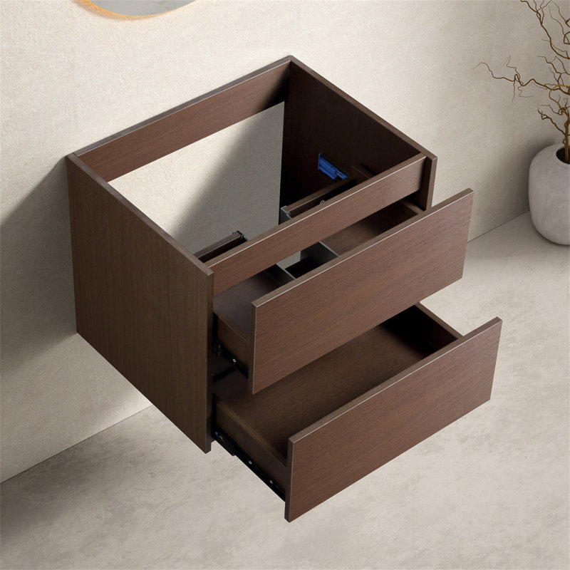 Meuble-lavabo de salle de bain moderne avec lavabo en céramique