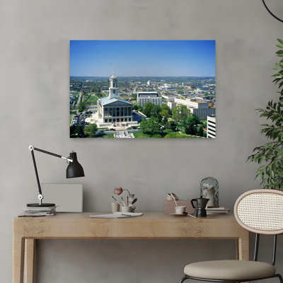 High Angle View Of A Government Building State Capitol Building Nashville Davidson County Tennessee Usa Abstract Contemporary Architecture City Art