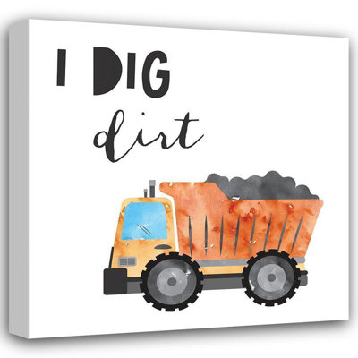 Trinx McCully, Jennifer Gallery Wrapped Canvas Art Titled: I Dig Dirt