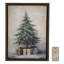 Art mural à piles avec lumières - Old Time Christmas