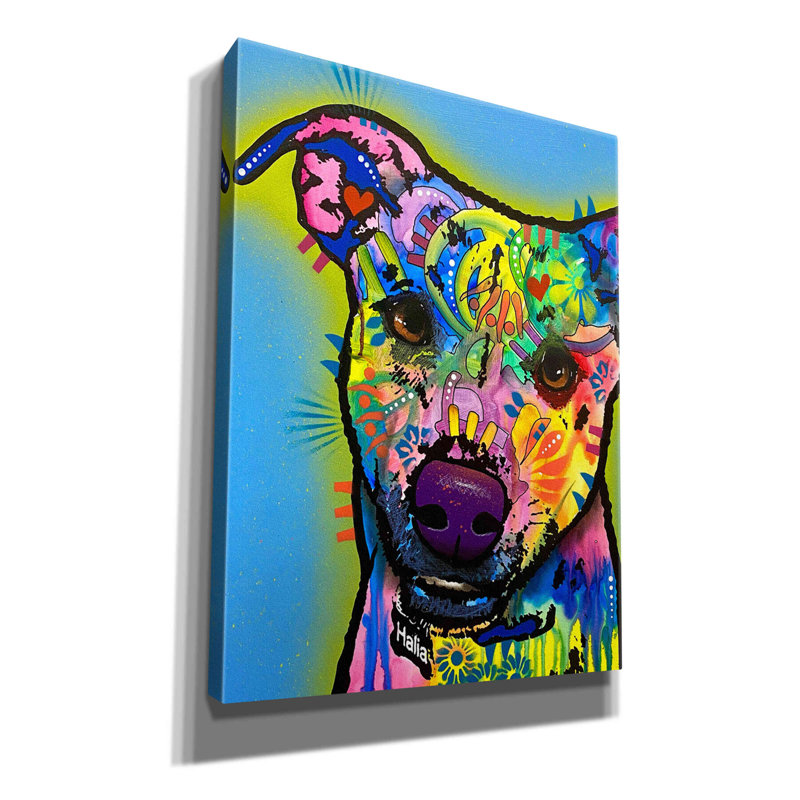 «You Mean The World To Me» par Dean Russo, art mural sur toile, H 16 po x l 12 po x P 0,75 po