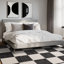 Tapis à damier noir / blanc Wum Collection-279142690-309903956