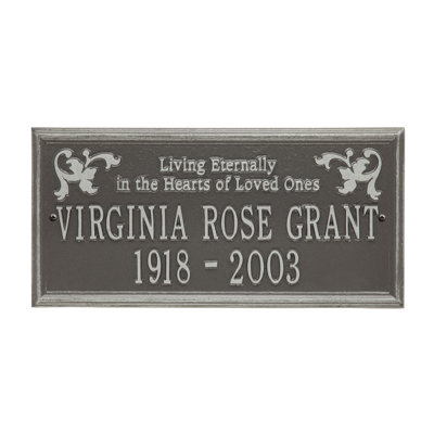 Wilmington 'Living Eternally' Memorial Plaque