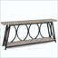 Table de couloir à 2 niveaux, console rétro, canapé robuste, table d'appoint