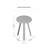 Chrisalynn Solid Wood Round End Table