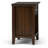 Acadian 24"W Solid Wood Transitional Nightstand with 1 Drawer, Open Storage and Brushed Nickel Hardware-744842011