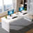78.74" Extra Long Computer Desk 2 Person Desk (Chairs not included)-540669867