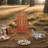 Wooden Kid's Adirondack Chair For Indoor And Outdoor, Natural Cedar Patio Lounge Chiar For Kids