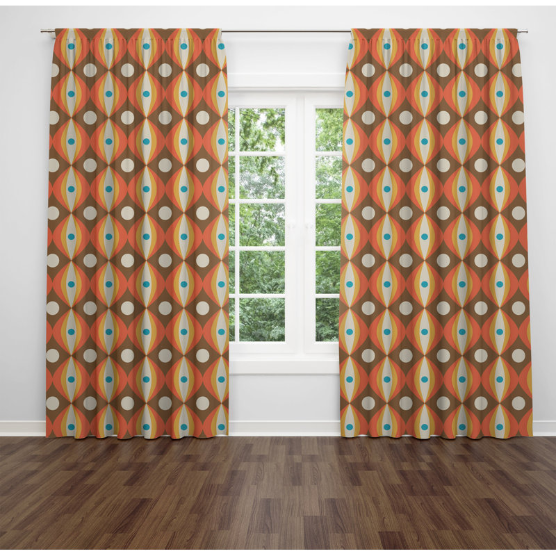 Rideau en polyester Franta, L 40 po x L 82 po