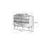 Commode d'appoint de style industriel