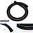 Matte Black Shower System With 12 Inch Square Head - Wall Mount, Adjustable Slide Bar, And Valve Spray Pattern In Mount Easy To Clean Nozzle, Dual-125519100