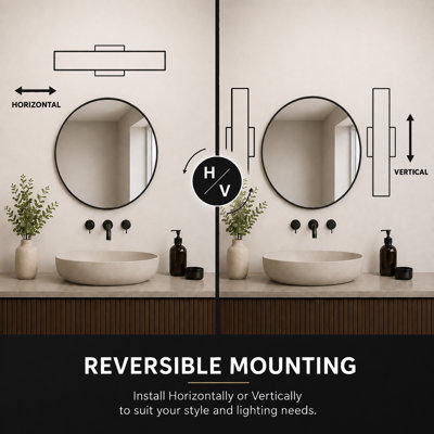 Meuble-lavabo Lansdowne, 22 po, verre opale