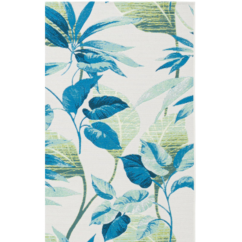 Alyena Performance Performance Floral Indoor/Outdoor Area Rug, Runner 2'8" x 8'