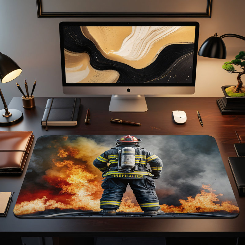 Polyester Desk Pad, 14.4x12.1