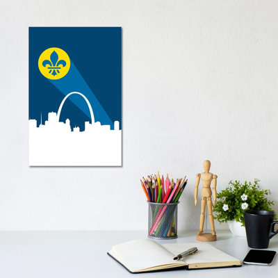St. Louis Superhero Signal by Benton Park Prints - Wrapped Canvas Gallery-Wrapped Canvas Giclée