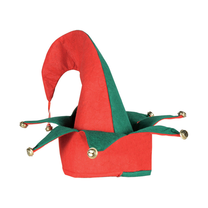 Christmas Felt Elf Hat w/Bells