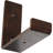 2"W x 6"D x 5 1/2"H Steel Hanging Shelf Bracket, Antiqued Copper-889515844-933098855
