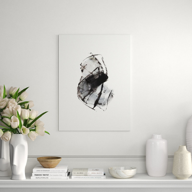 Mono Portion III Painting by FORM Design Studio, 32" H x 24" W x 1.5" D, Glass Coat