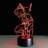 Hero Deadpool Illusion LED Lamp, 3D Light Experience