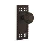 Craftsman Plate with Deco Door Knob