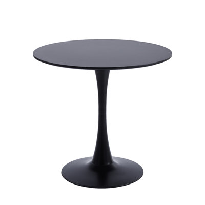 Shrivastava Mid Century Modern Dining Table/Coffee Table with Round Top & Pedestal Base, Functional Table for Kitchen, Dining & Living Room, Perfect for Breakfast Nooks & Kitchens