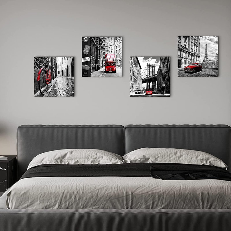 4 Piece Wrapped Canvas Print