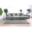 Repose-pieds pouf en chenille 1pc