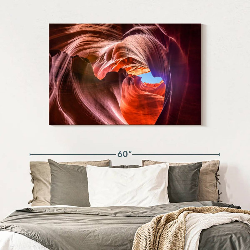 Alvord tourbillon supérieur Antelope Canyon, H 32 po x l 48 po
