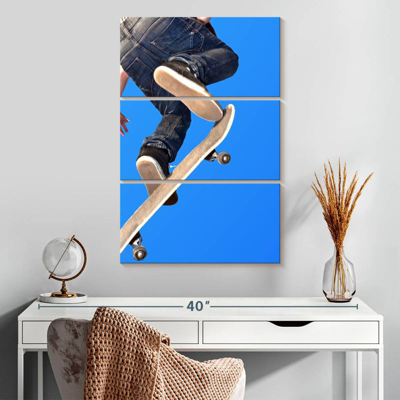 Senne Skateboard Stunt, H 32 po x l 20 po