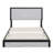 Barcelona Linen or Faux Leather Upholstered Platform Bed Frame with Adjustable Headboard, Heavy Duty Slat Support System, No Box Spring Required - Boyd Sleep-407510128-507699962