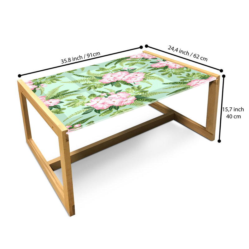 Jahmon Sled Coffee Table, 90cm H x 62cm W x 40cm D