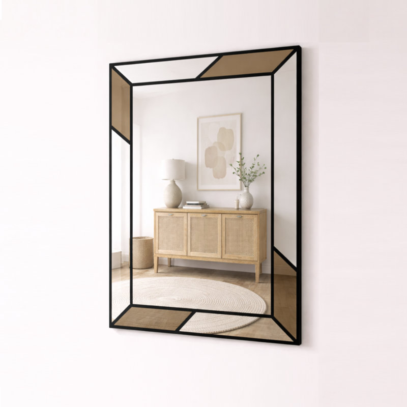 Fehzaan  Kimberly Wall Mirror in Bronze 