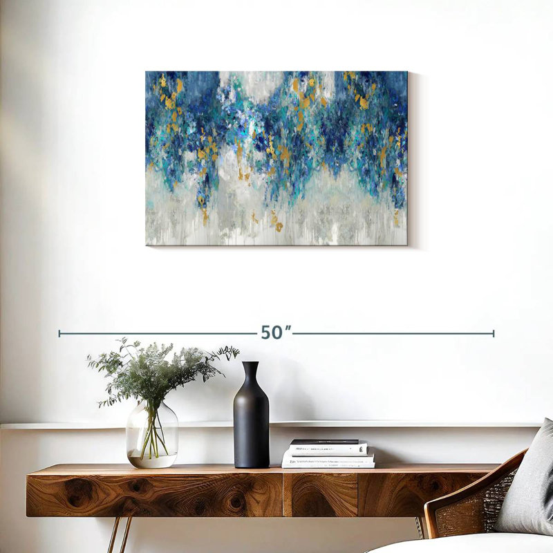 Avery Charmed With Blues, 20" H x 30" W