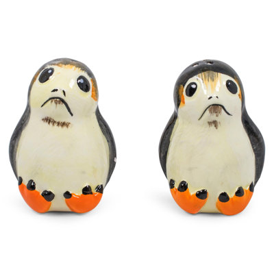 Star Wars Porgs Salt & Pepper Shakers | Official Star Wars Ceramic Spice Shakers